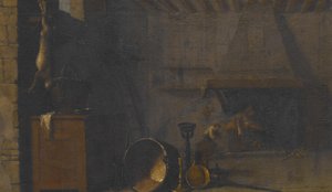 Kitchen with Hare by Sébastien Bourdon