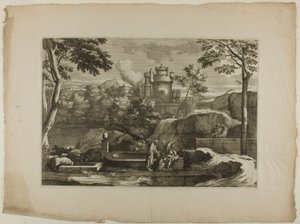 View of a City (Christ with the Good Samaritan at the Well)