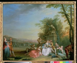 The Grape Harvest by Sebastien II Le Clerc