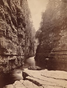 Ausable Chasm - Up the River from Table Rock, c. 1880