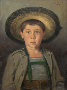 Portrait of Robert Maurer, Son of the Artist, at Nine Years Old