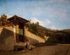 Portico of Villa Toscana, c.1861