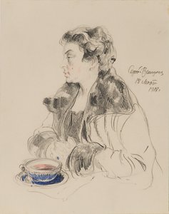 Portrait of Jevdokia Sergeyevna Morozova