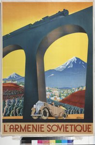 Soviet Armenia (Poster of the Intourist company)