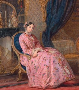 Portrait of Grand Duchess Maria Nikolaevna of Russia, middle of the 19th century