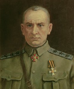 Supreme Ruler and Russian Admiral A. Kolchak (1874-1920) by Sergei Varlenovich Pen