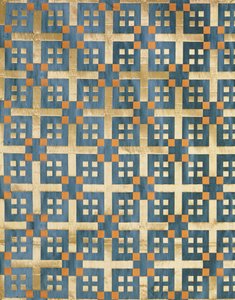 Olovyanishnikov Manufactory Half-Silk Satin, Early 20th Century