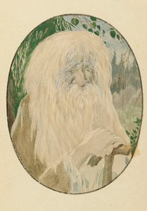 Leshy. Illustration to the Poem Ruslan and Lyudmila by A. Pushkin, 1921-1926
