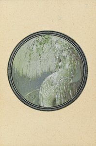Rusalka. Illustration to the Poem Ruslan and Lyudmila by A. Pushkin