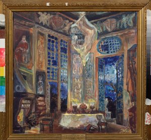 Stage Design for the Operetta La Fille de Madame Angot by Ch. Lecocq