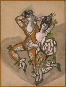 Costume design for the theatre play The Marriage of Figaro by P. de Beaumarchais