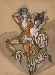 Costume design for the theatre play The Marriage of Figaro by P. de Beaumarchais, 1915
