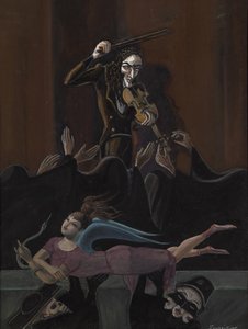 Paganini. Design for the Ballet Paganini by Sergei Rachmaninoff