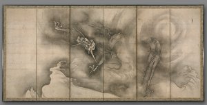 Dragon and Tiger by Sesson Shukei