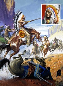A Skirmish Involving Native American Indians and American Soldiers