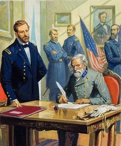 General Ulysses Grant Accepting the Surrender of General Lee at Appomattox