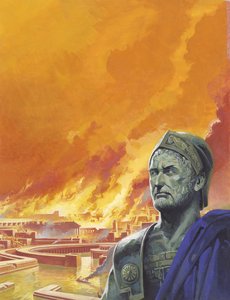 Hannibal with Carthage in Flames
