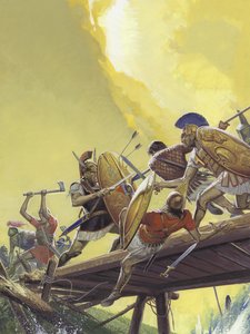 Horatius at the Bridge by Severino Baraldi