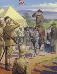Piet Cronje Surrendering to Lord Roberts by Severino Baraldi