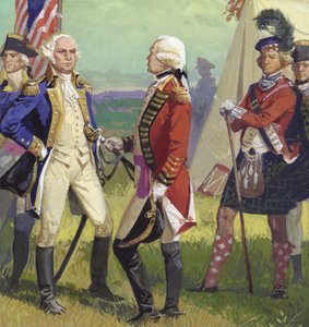 Surrender of Lord Cornwallis to George Washington by Severino Baraldi