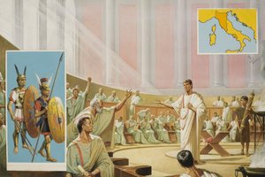 Threat of the Sabine Tribes by Severino Baraldi