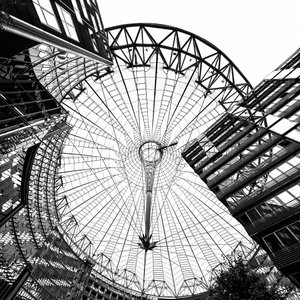 Modern Glass Ceiling Architecture by Shanrui Ren