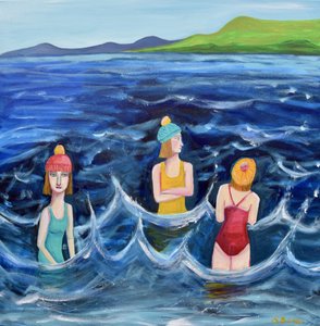 Women Wild Swimming by Sharyn Bursic