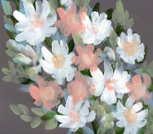 Muted Floral Bouquet by Shelley Hampe