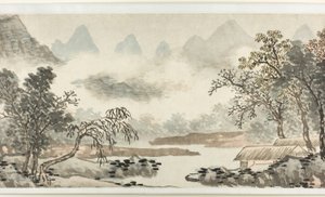 Clouds over the River before Rain by Shen Zhou