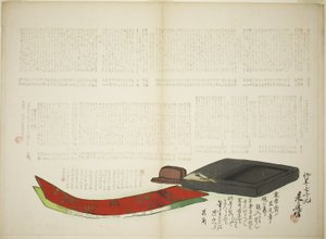 Layers of Kikaku Poetry by Shibata Zeshin