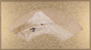 Mountains with Birds, late 19th century by Shibata Zeshin