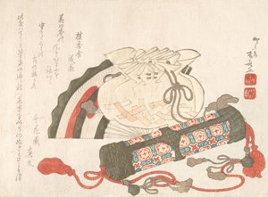 Fan, Bag and Incense-Tube
