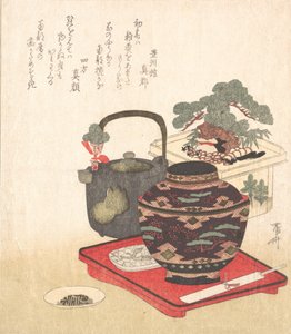 New Year Decorations and Tablewares, 19th Century by Shinsai