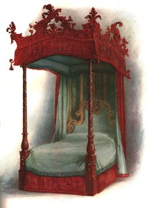 Mahogany Bed by Shirley Charles Llewellyn Slocombe