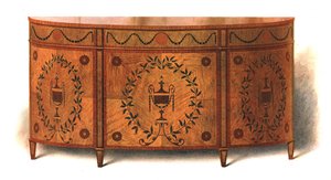Satin-wood Commode