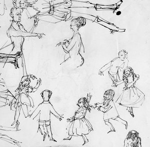 Study for dancing class, c1950 by Shirley Markham