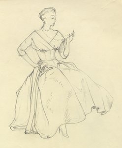 Woman with necklace by Shirley Markham