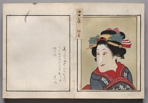 Leaf from Album of Actor Portraits