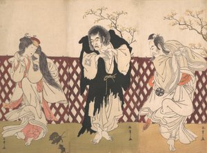 Ichikawa Danjuro IV in the Role of the Monk Mongaku from the Play Hana-zumo Genji-biki