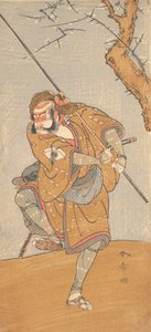 Onoe Matsusuke in the Role of Asahina in Edo no Haru Meisho Soga