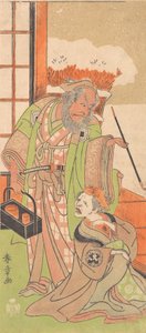 Scene From the Second Act of the Drama Kawaranu Hana Sakae Hachinoki by Shunsho