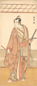 The Actor Ichikawa Danjuro V as a Samurai Attired in a Purple Haori Coat, ca. 1778