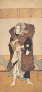 The Fifth Ichikawa Danjuro as an Old Man with Long Gray Hair
