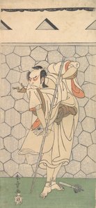 The First Nakamura Nakazo as Warrior Disguised as a Rokubu