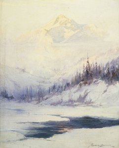 Winter Morning, Mount McKinley, Alaska