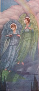 The recording angels, fainter and fainter the black lines begin to quiver by Sidney Meteyard
