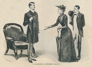 A Picture of Offended Dignity by Sidney Paget