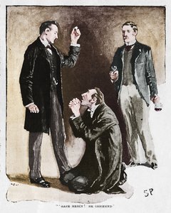 Have Mercy! He Shrieked by Sidney Paget