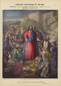 Christ healing the Multitude by Siegfried Detler Bendixen