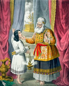 Eli Questioning Samuel Regarding His Vision by Siegfried Detlev Bendixen